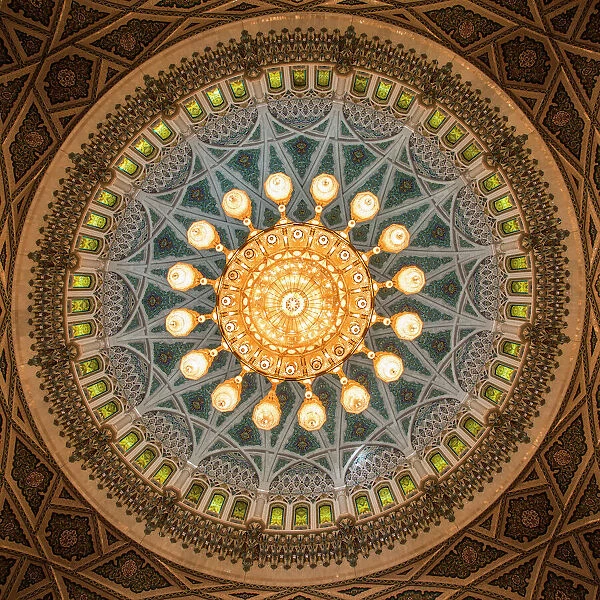 Sultan Qaboos Grand Mosque. Muscat, Oman
