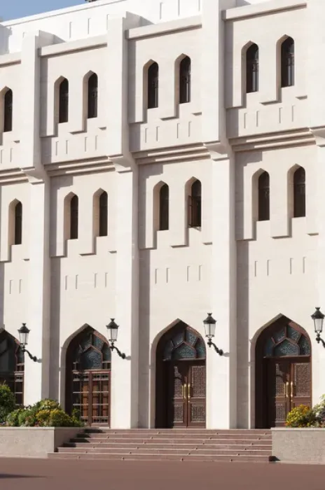 Framed Print : Sultan Qaboos Palace, Old Muscat, Muscat, Oman