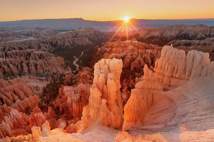 Framed Print : Sunrise at Bryce Canyon National Park, Utah