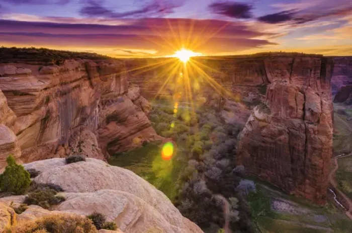 Framed Print : Sunrise over Canyon del Muerto, Canyon de Chelly National Monument, Arizona USA Framed Print : Sunrise over Canyon del Muerto, Canyon de Chelly National Monument, Arizona USA