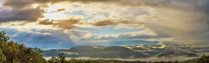 Framed Print : Sunrise on the Foothills Parkway, Great Smoky Mountains National Park, Tennessee Framed Print : Sunrise on the Foothills Parkway, Great Smoky Mountains National Park, Tennessee