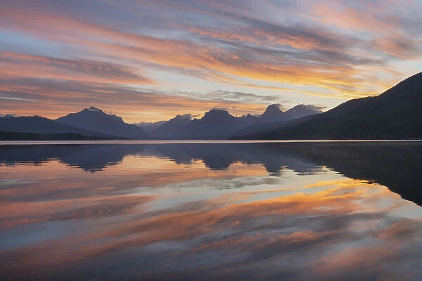 Sunrise at Lake McDonald, Glacier National Park, Montana