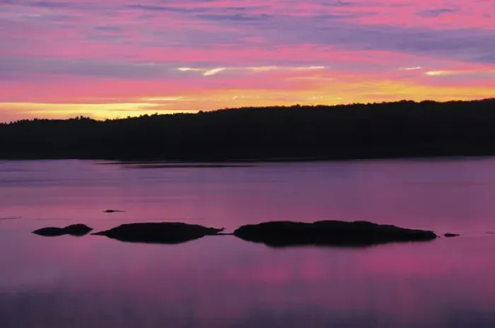 Framed Print : Sunrise on the New Meadows River; Brunswick; Maine; USA; sunrise; colorful; water Framed Print : Sunrise on the New Meadows River; Brunswick; Maine; USA; sunrise; colorful; water