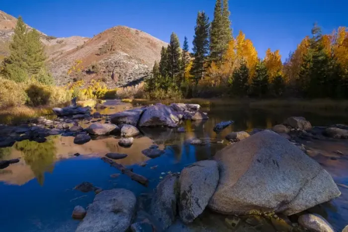 Framed Print : Sunrise at North Lake, Eastern Sierra foothills, California, US
