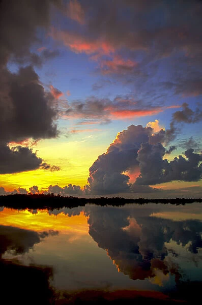 Sunrise on Sanibel Island, Ding Darling NWR, Florida
