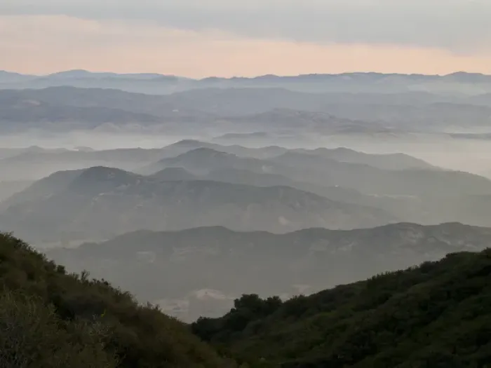 Framed Print : Sunrise, Santa Monica Mountains National Recreation Area, California