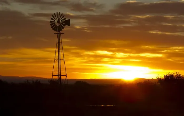 Framed Print : Sunrise, windmill, Cimarron, New Mexico, Hwy 64 Framed Print : Sunrise, windmill, Cimarron, New Mexico, Hwy 64