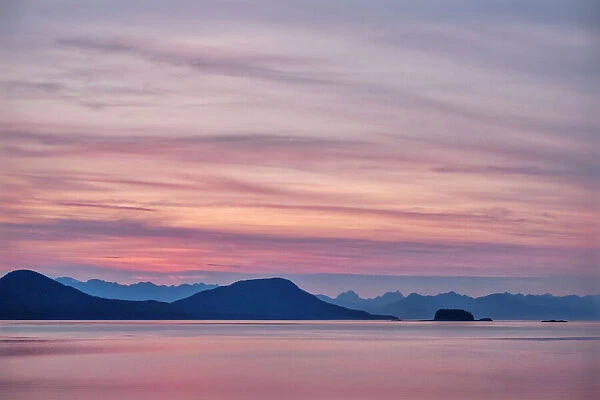 Sunset on Berners Bay, Juneau, Alaska