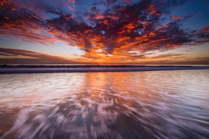 Framed Print : Sunset over the Channel Islands from Ventura State Beach, Ventura, California USA Framed Print : Sunset over the Channel Islands from Ventura State Beach, Ventura, California USA