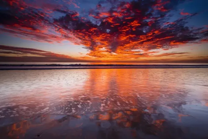 Framed Print : Sunset over the Channel Islands from Ventura State Beach, Ventura, California USA Framed Print : Sunset over the Channel Islands from Ventura State Beach, Ventura, California USA