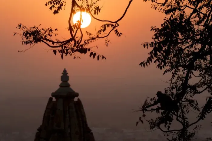 Framed Print : Sunset. Chittaurgarh Citadel. 6th century. Rajasthan. India