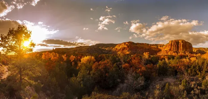 Framed Print : Sunset and fall colors. New Mexico Framed Print : Sunset and fall colors. New Mexico