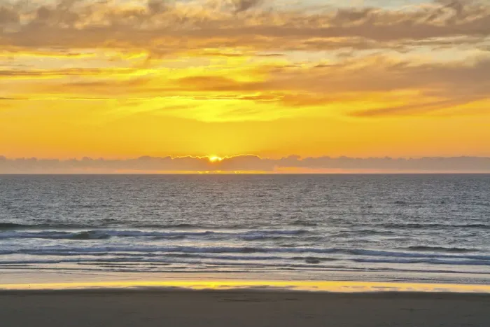 Framed Print : Sunset, Heceta Beach, Oregon Coast, Pacific Ocean, Oregon, USA Framed Print : Sunset, Heceta Beach, Oregon Coast, Pacific Ocean, Oregon, USA