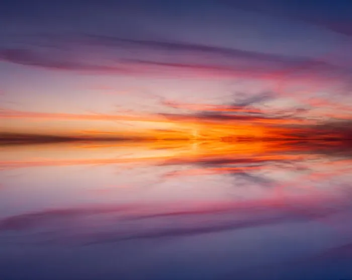 Framed Print : Sunset mirror reflection on Harney Lake at sunset, Florida Framed Print : Sunset mirror reflection on Harney Lake at sunset, Florida