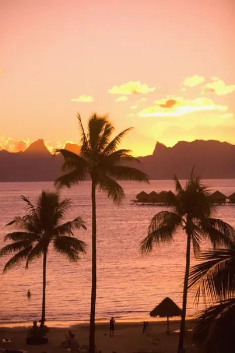 Framed Print : Sunset over Moorea from Sofitel Maeva Beach Resort, near Papeete, Tahiti Nui, Society Islands Framed Print : Sunset over Moorea from Sofitel Maeva Beach Resort, near Papeete, Tahiti Nui, Society Islands