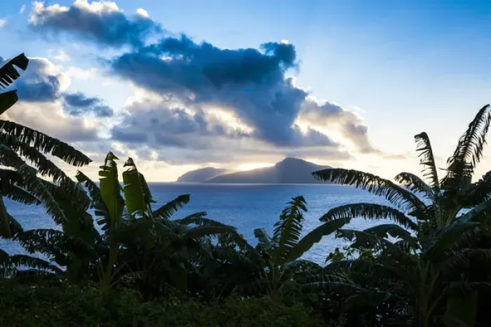 Framed Print : Sunset over Ofu Island, Manuas, American Samoa, South Pacific Framed Print : Sunset over Ofu Island, Manuas, American Samoa, South Pacific