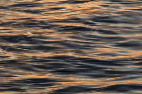 Sunset reflection on water, Lake Michigan, Holland, Michigan