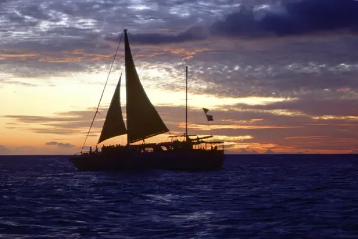 Framed Print : Sunset Sailboat Silhouette Framed Print : Sunset Sailboat Silhouette