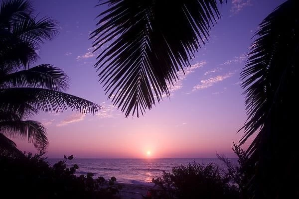 Sunset at West End, Cayman Brac, Cayman Islands, Caribbean