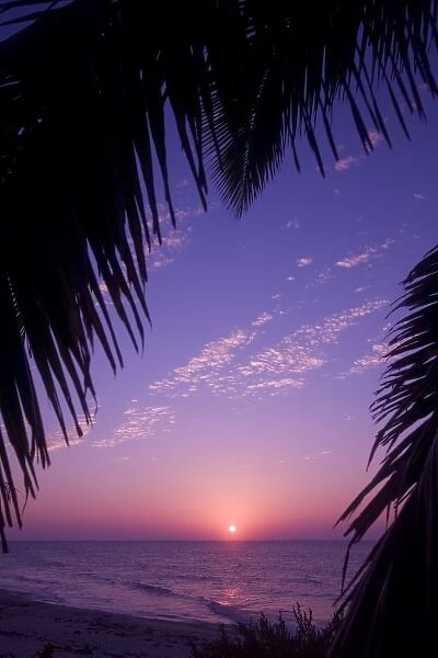Sunset at West End, Cayman Brac, Cayman Islands, Caribbean