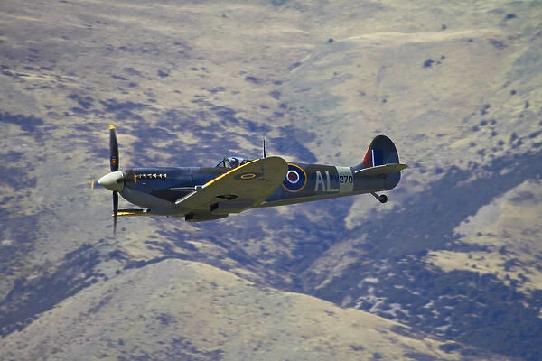 Supermarine Spitfire - British and allied WWII Fighter Plane, Wanaka, South Island
