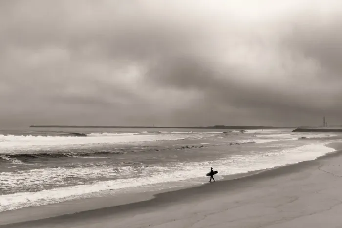 Framed Print : Surfing at Costa Nova, Portugal