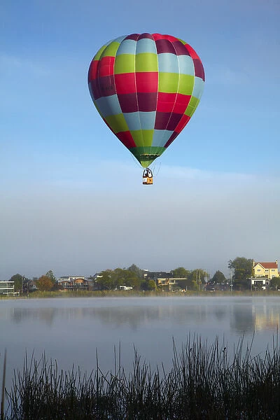 Sweat Pea hot air balloon, Balloons over Waikato Festival, Lake Rotoroa
