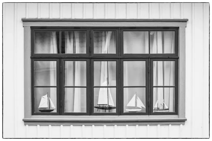 Framed Print : Sweden, Bohuslan, Fjallbacka, village house detail Framed Print : Sweden, Bohuslan, Fjallbacka, village house detail
