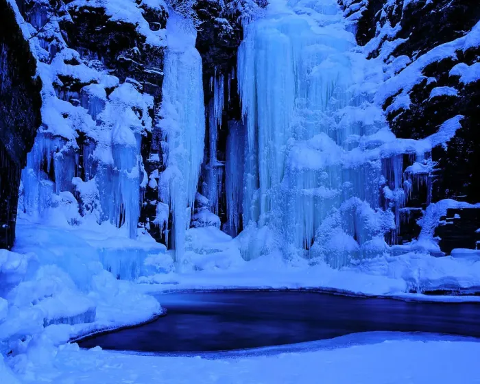 Framed Print : Sweden, Norrbotten, Abisko. Icefall in Abisko Canyon Framed Print : Sweden, Norrbotten, Abisko. Icefall in Abisko Canyon