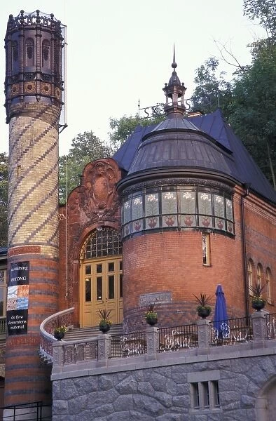 Sweden, Stockholm. Skansen Outdoor Museum, entrance