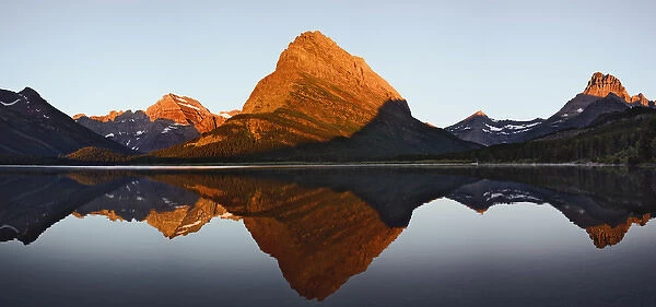 Swiftcurrent Lake and Grinnell Point, Glacier National Park, Montana