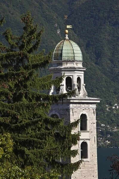 Switzerland, Ticino Canton, Lugano. San Lorenzo Cathedral
