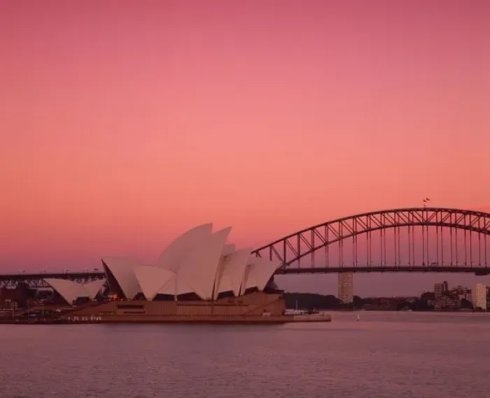 Framed Print : Sydney Opera House and Harbour, New South Wales, Australia
