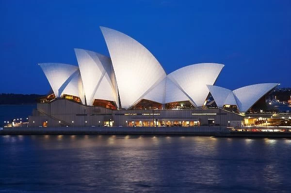 Sydney Opera House at Night, Sydney, New South Wales, Australia