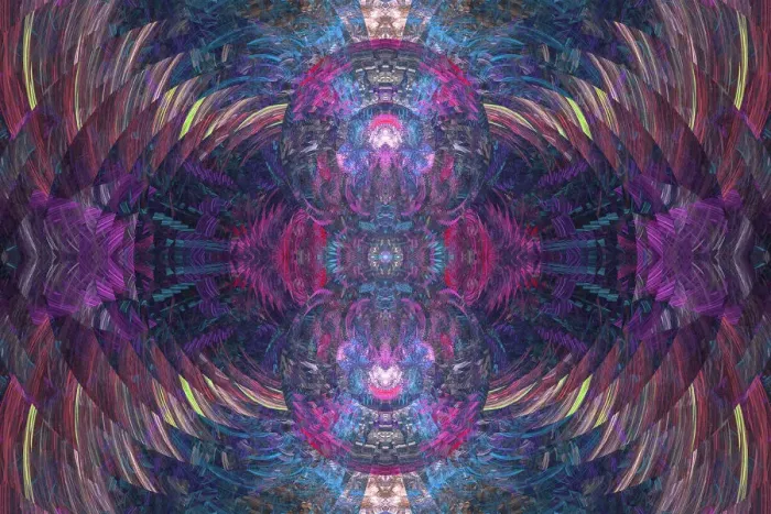 Framed Print : Symmetrical abstract