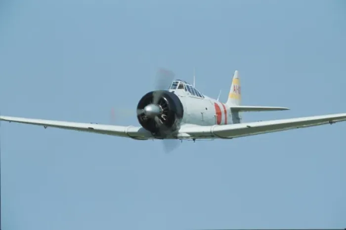 Framed Print : T-6 Texan modified to resemble a Japanese Mitsubishi Zero for a movie Framed Print : T-6 Texan modified to resemble a Japanese Mitsubishi Zero for a movie