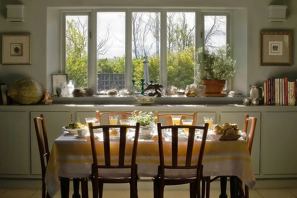 Table set for a breakfast meal. Credit as: Don Paulson  /  Jaynes Gallery  /  DanitaDelimont