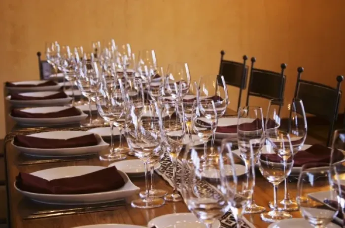 Framed Print : table set for lunch with plenty of wine tasting glasses Bodega Del Anelo Winery Framed Print : table set for lunch with plenty of wine tasting glasses Bodega Del Anelo Winery