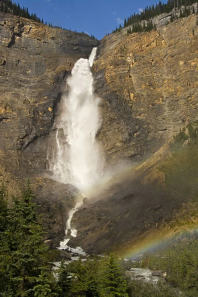 Takakkaw Falls and Rainbow, Yoho National Park, British Columbia, Canada