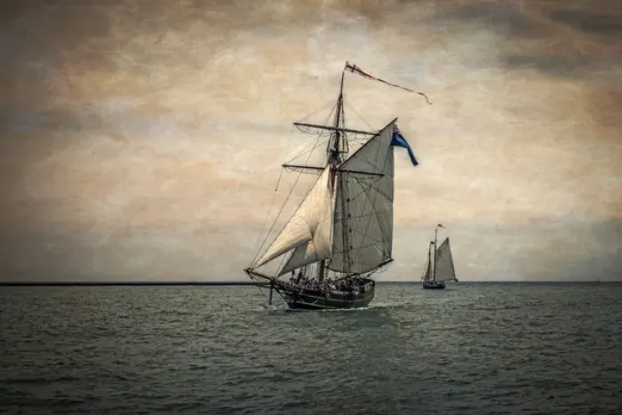 Framed Print : Tall Ships Festival: Digitally Altered