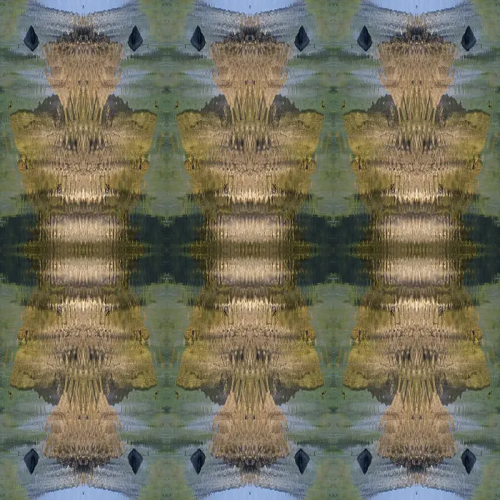Framed Print : Tan, green and blue abstract Framed Print : Tan, green and blue abstract