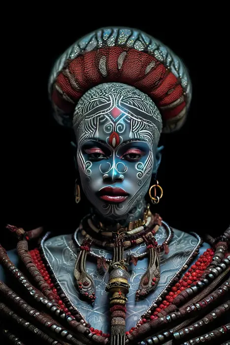 Framed Print : Tattooed tribal woman in hat and beads. ©Jim Zuckerman / Jaynes Gallery / DanitaDelimont.com Framed Print : Tattooed tribal woman in hat and beads. ©Jim Zuckerman / Jaynes Gallery / DanitaDelimont.com