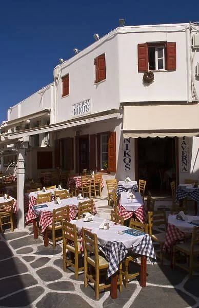 Taverna Nikos, Mykonos, Cyclades Islands, Greece