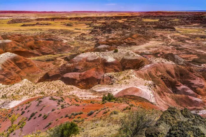 Framed Print : Tawa Point, Painted Desert, Petrified Forest National Park, Arizona