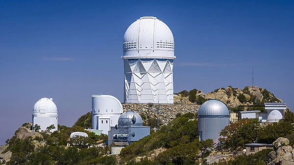 Telescopes at Kit Peak National Observatory, Tohono O odham Indian Reservation