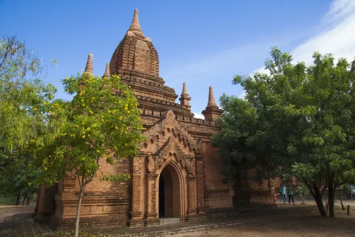 Framed Print : Temple in Bagan, Myanmar