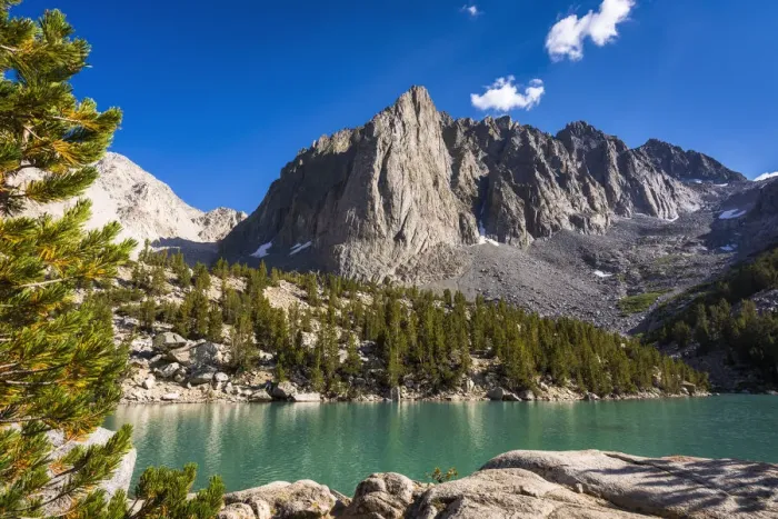 Framed Print : Temple Crag above Big Pine Lake #3, John Muir Wilderness, Sierra Nevada Mountains