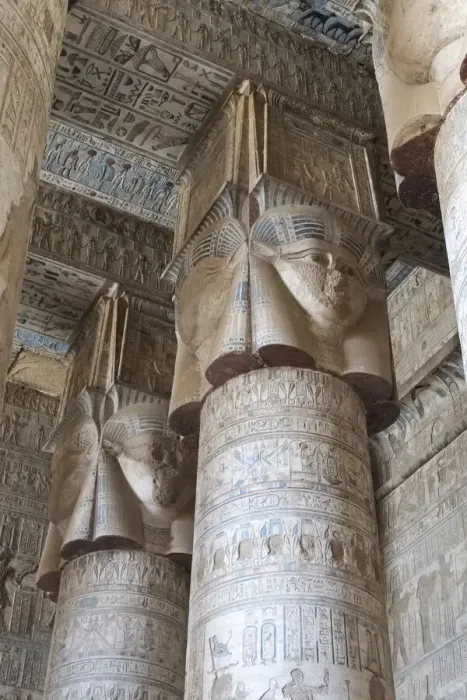 Framed Print : Temple of Dendera. Esna, Egypt