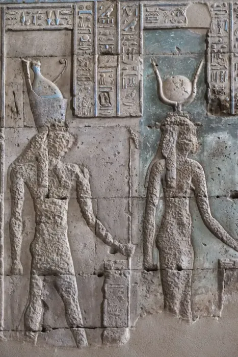 Framed Print : Temple of Dendera. Esna, Egypt