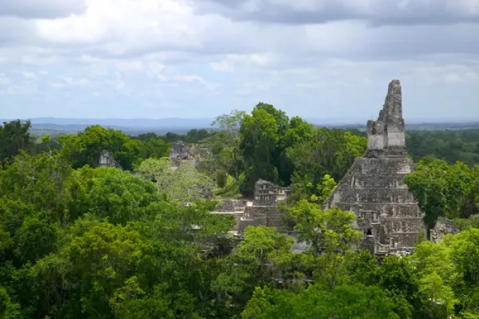 Framed Print : Temple I and North Acropolis in the tropical jungle, Tikal, Guatemala Framed Print : Temple I and North Acropolis in the tropical jungle, Tikal, Guatemala